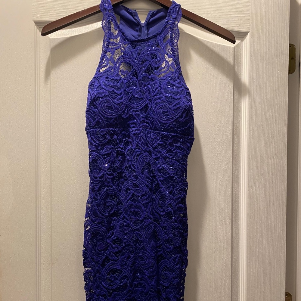 Blue Sequin dress